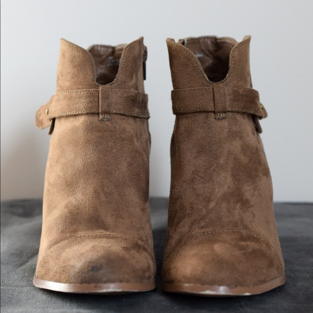 Charlotte Russe Faux Suede Booties 👢